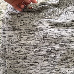 Athleta Women's Marled Gray Crewneck Sweater